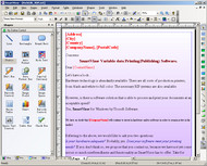 SmartVizor Variable Label Print Software screenshot